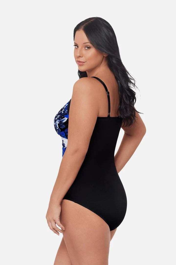 Miraclesuit Plus Size Sanibel One Piece in Ombra Fiore